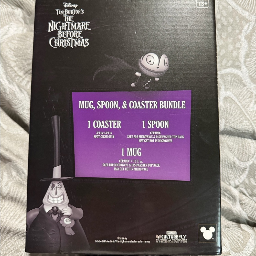 Disney Nightmare Before Christmas Purple Mug Set - Picture 3 of 4